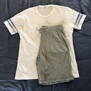 Uniqlo Lounge Shirt & Shorts Set